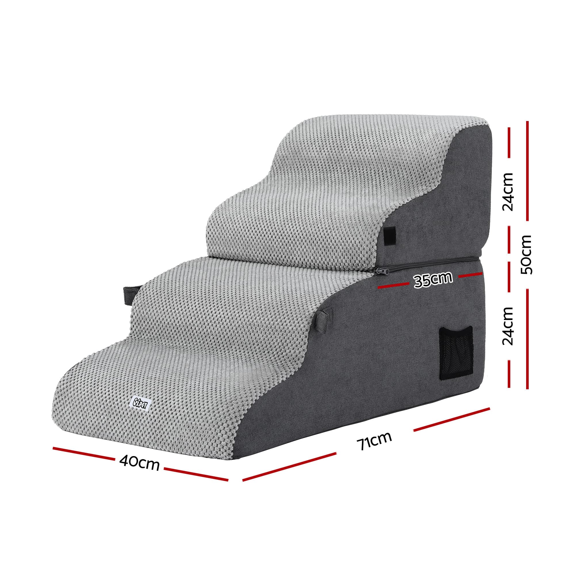 2-in-1 Foam Stairs & Bed (i.Pet) view 2
