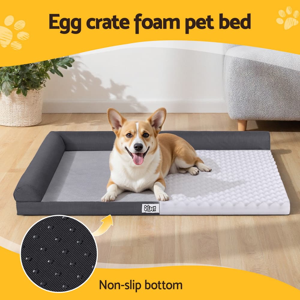 Egg-Crate Foam Sofa Bed, Large (i.Pet) view 4