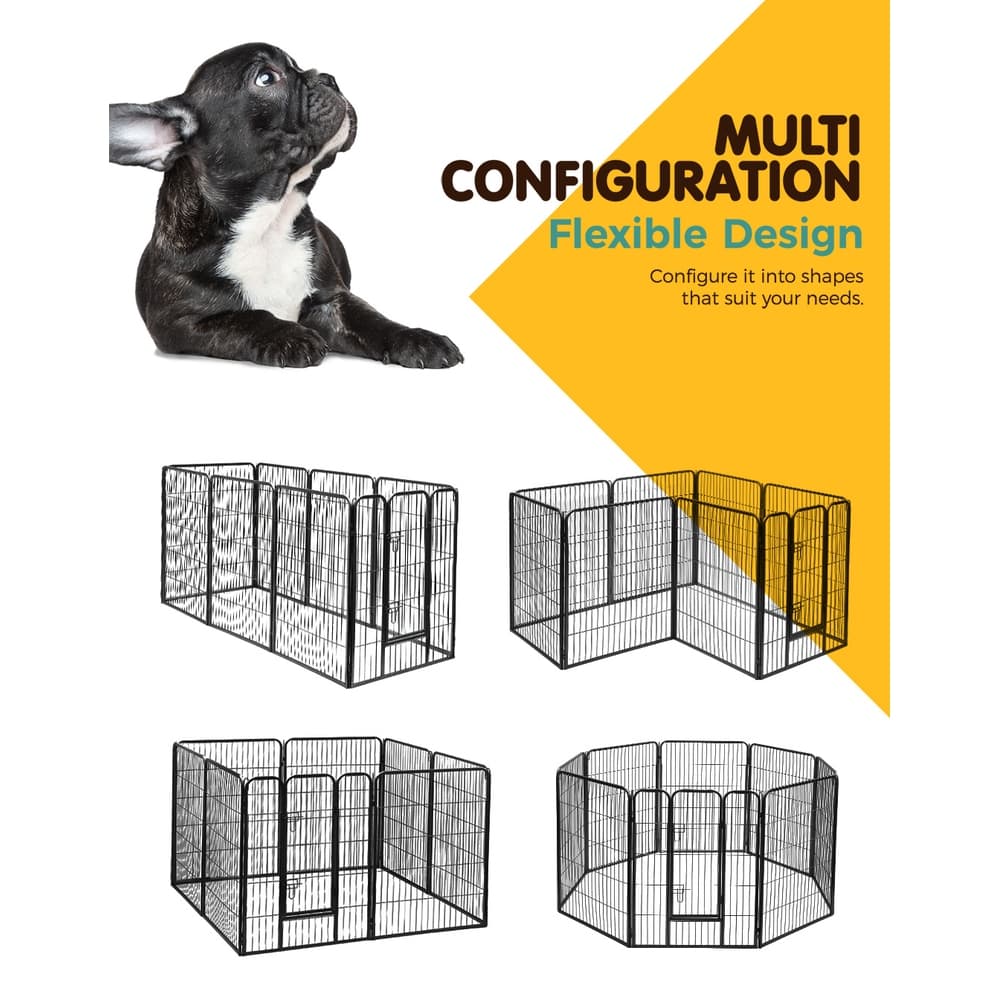 8-Panel Playpen, 100cm (i.Pet) view 3