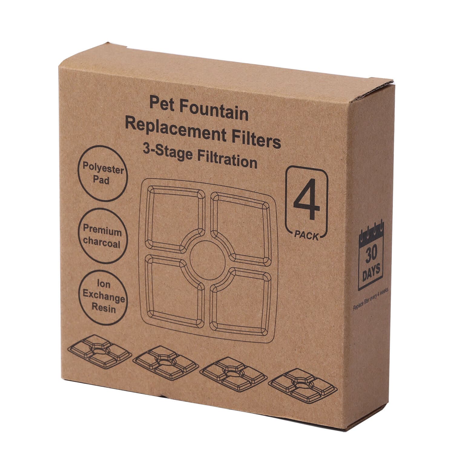 Fountain Carbon Filters, 8 Pack view 2