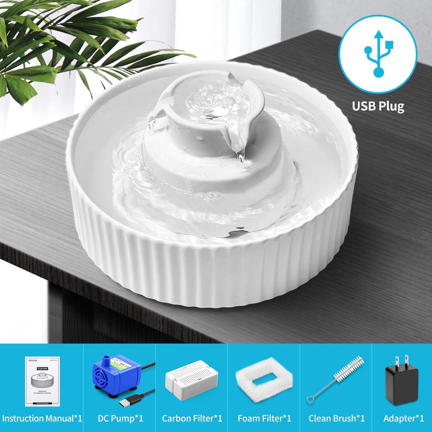 Fountain Replacement Filters, 16 Pack view 4