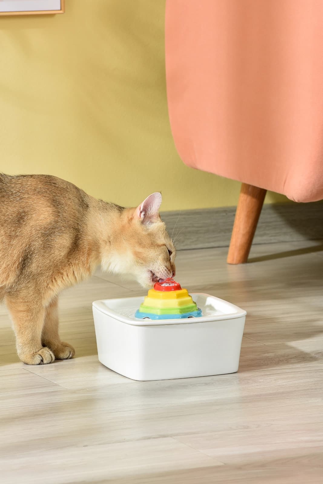 Ceramic Water Fountain (YES4PETS) view 3