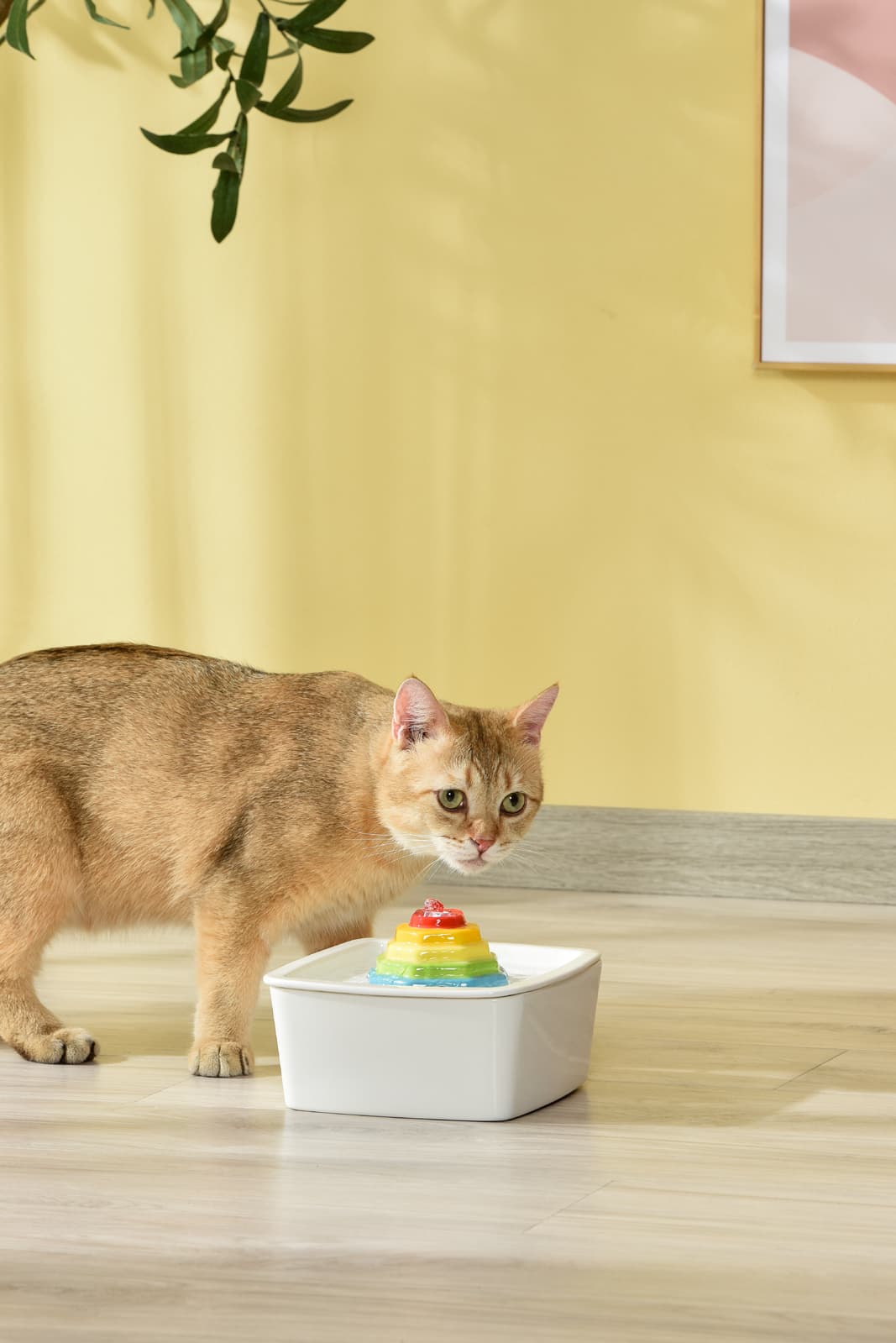 Ceramic Water Fountain (YES4PETS) view 4