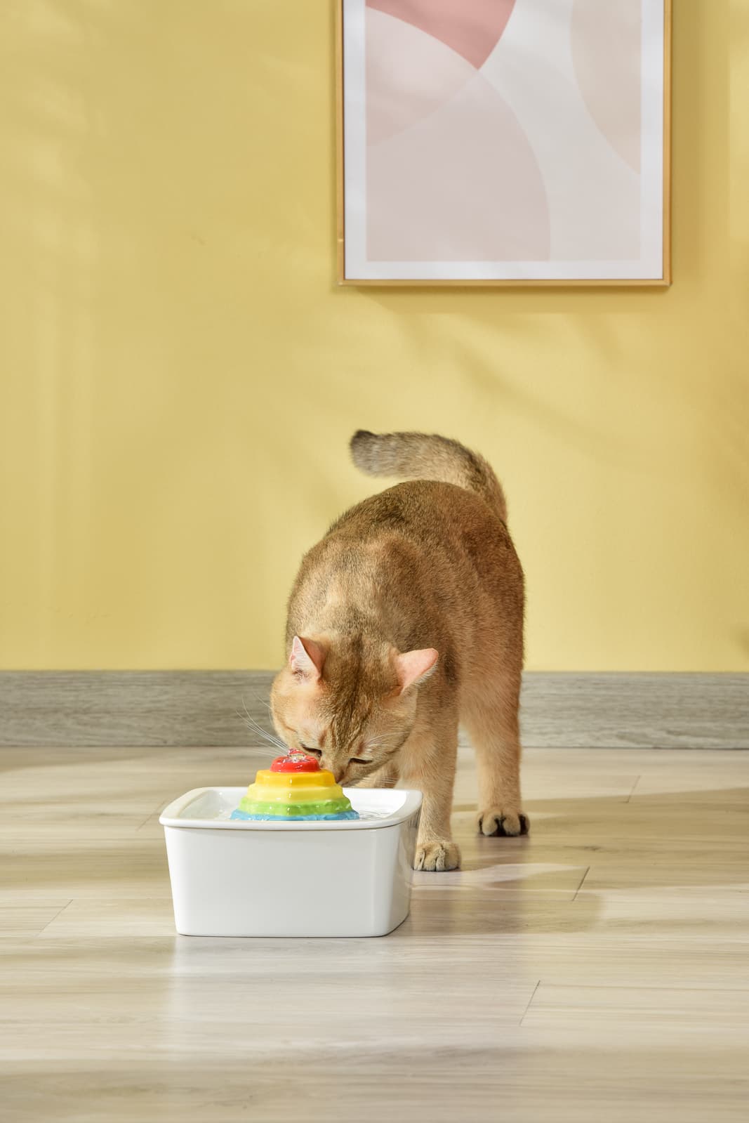 Ceramic Water Fountain (YES4PETS) view 6