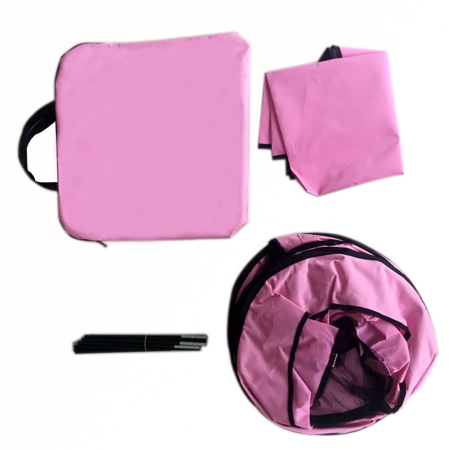 Round Soft Playpen, Large (YES4PETS), Pink view 3