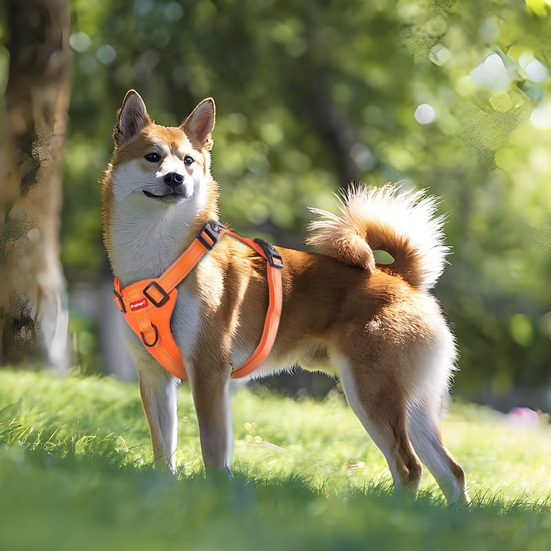 No-Pull Reflective Harness & Lead Set view 3