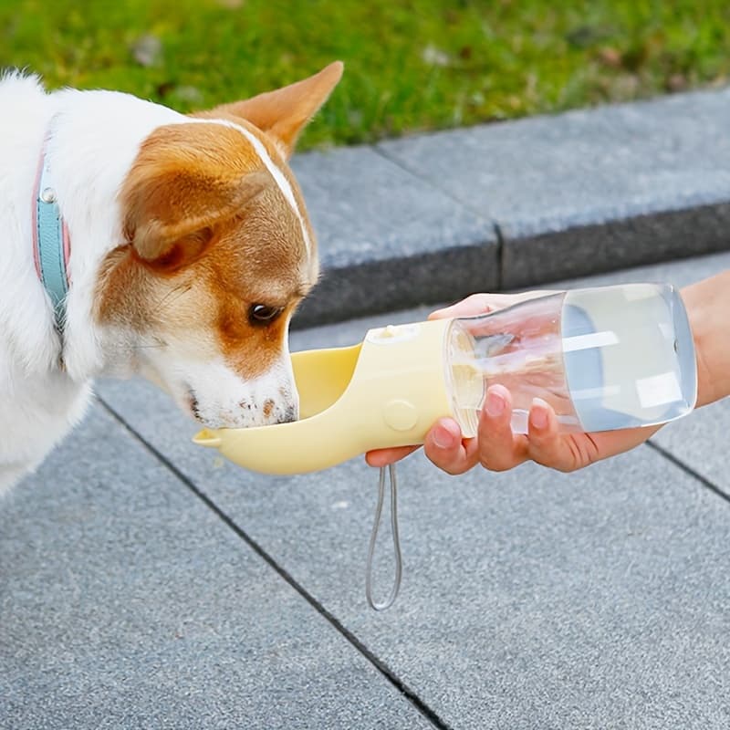 Travel Water Bottle with Bowl Dispenser, 380ml view 4