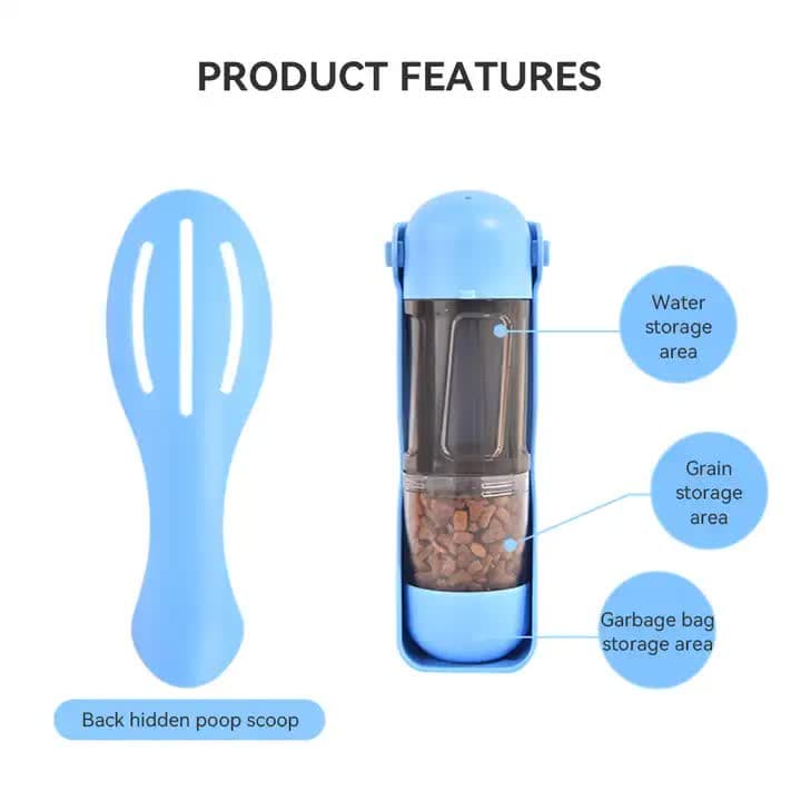 2-in-1 Water & Food Travel Bottle view 3