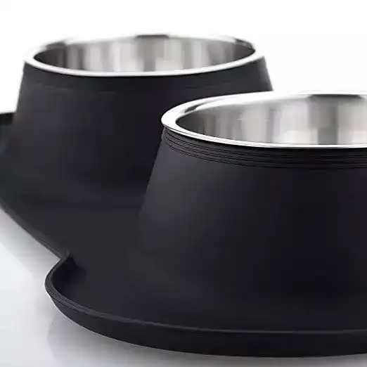 Stainless Double Bowl Set with Mat view 4