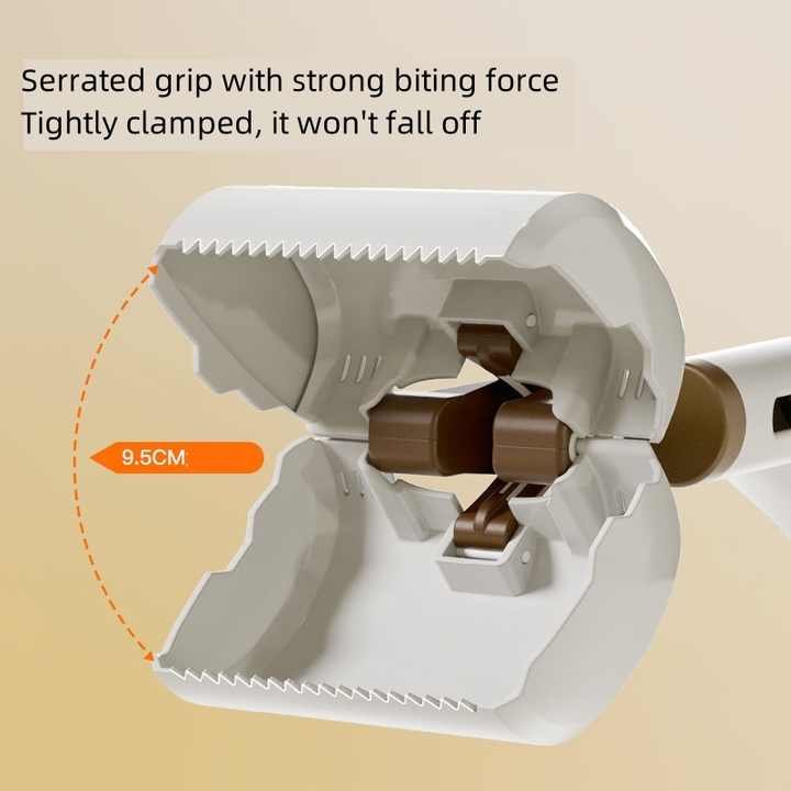 Poop Scooper, Wide Mouth, Beige view 2