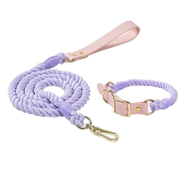 Hand-Woven Rope Lead & Collar Set