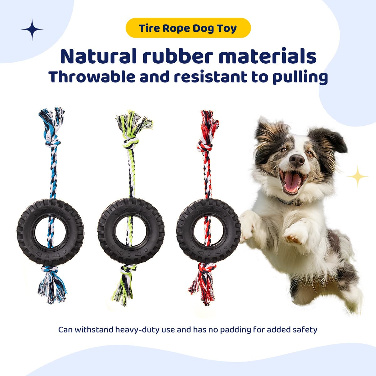 Tire & Rope Chew Toy view 2