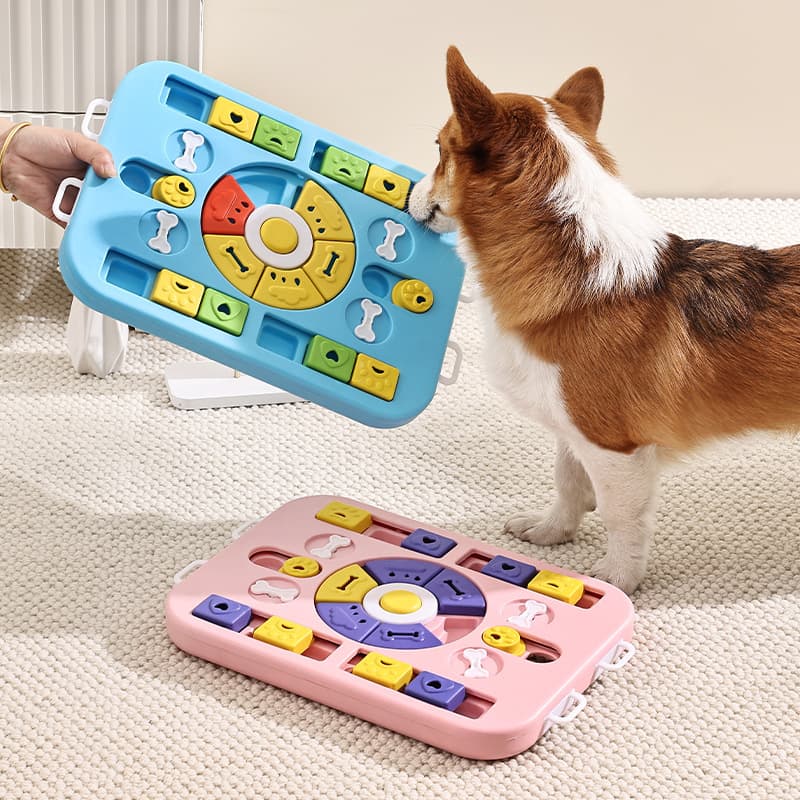Interactive Puzzle Toy, Blue view 2
