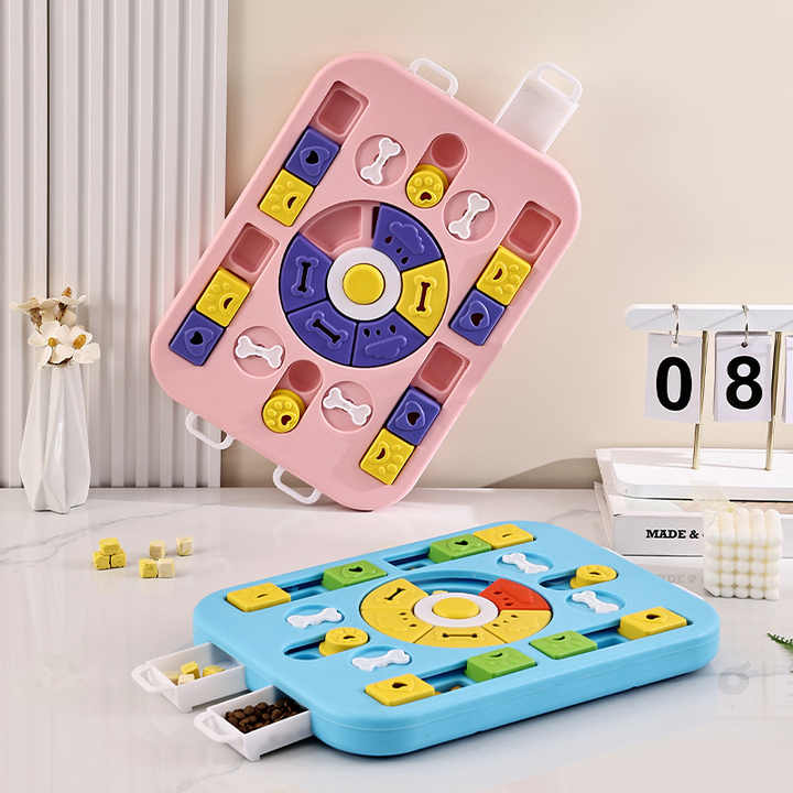 Interactive Puzzle Toy, Blue view 3