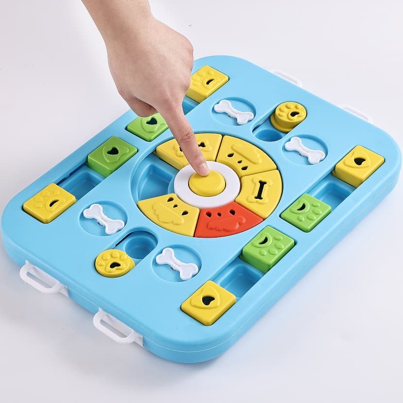 Interactive Puzzle Toy, Blue view 4