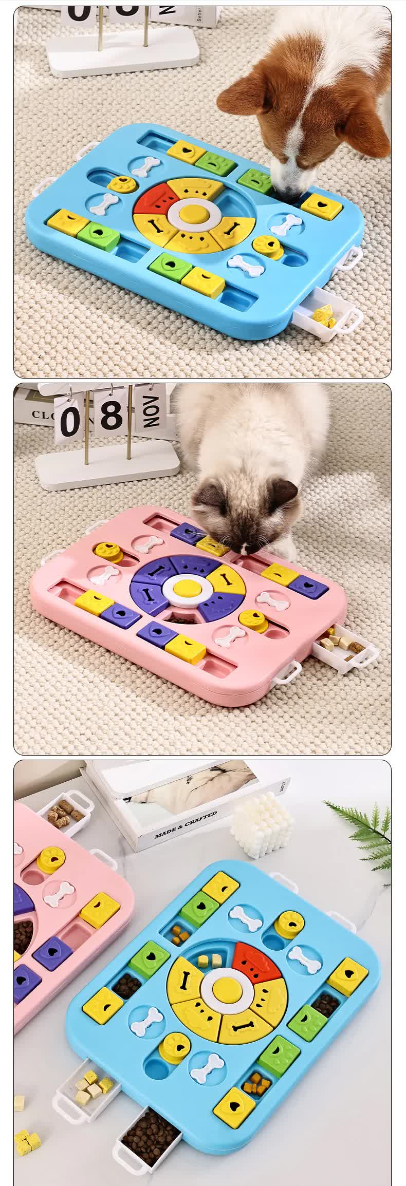 Interactive Puzzle Toy, Blue view 8