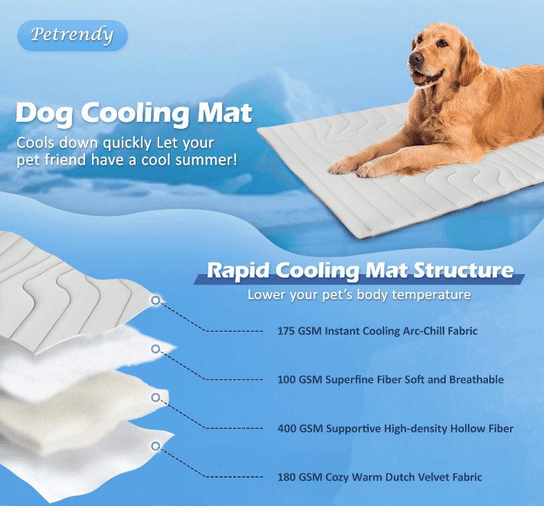 Cooling Mat 2 Pack, 150 x 101cm, Beige view 3