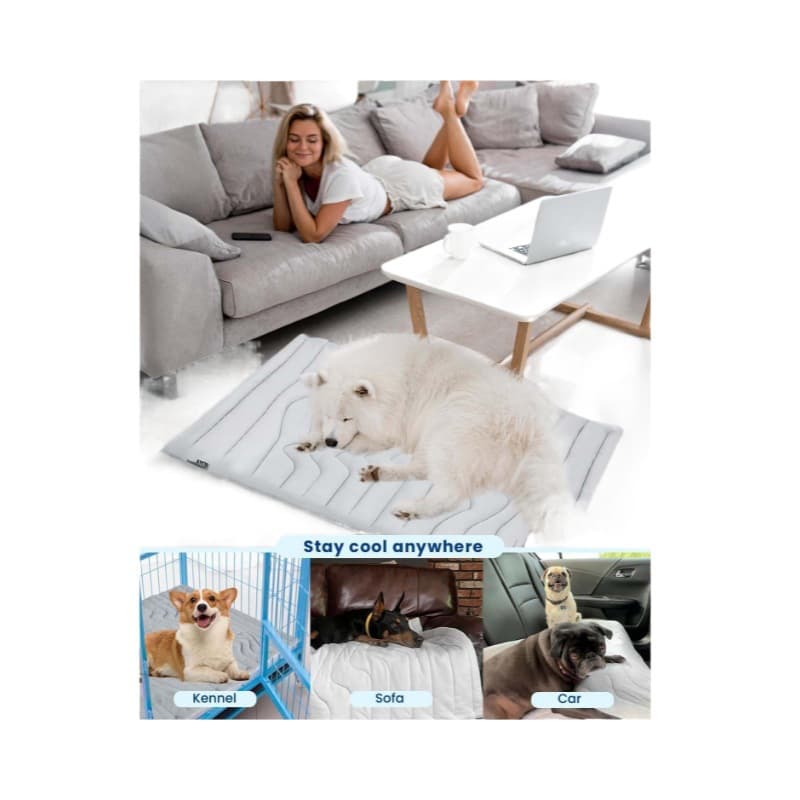 Cooling Mat 2 Pack, 150 x 101cm, Beige view 6