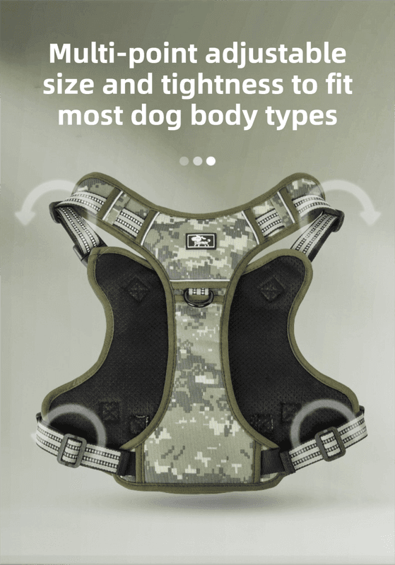 Tactical Harness Set, 3 Piece XL, Camouflage view 4