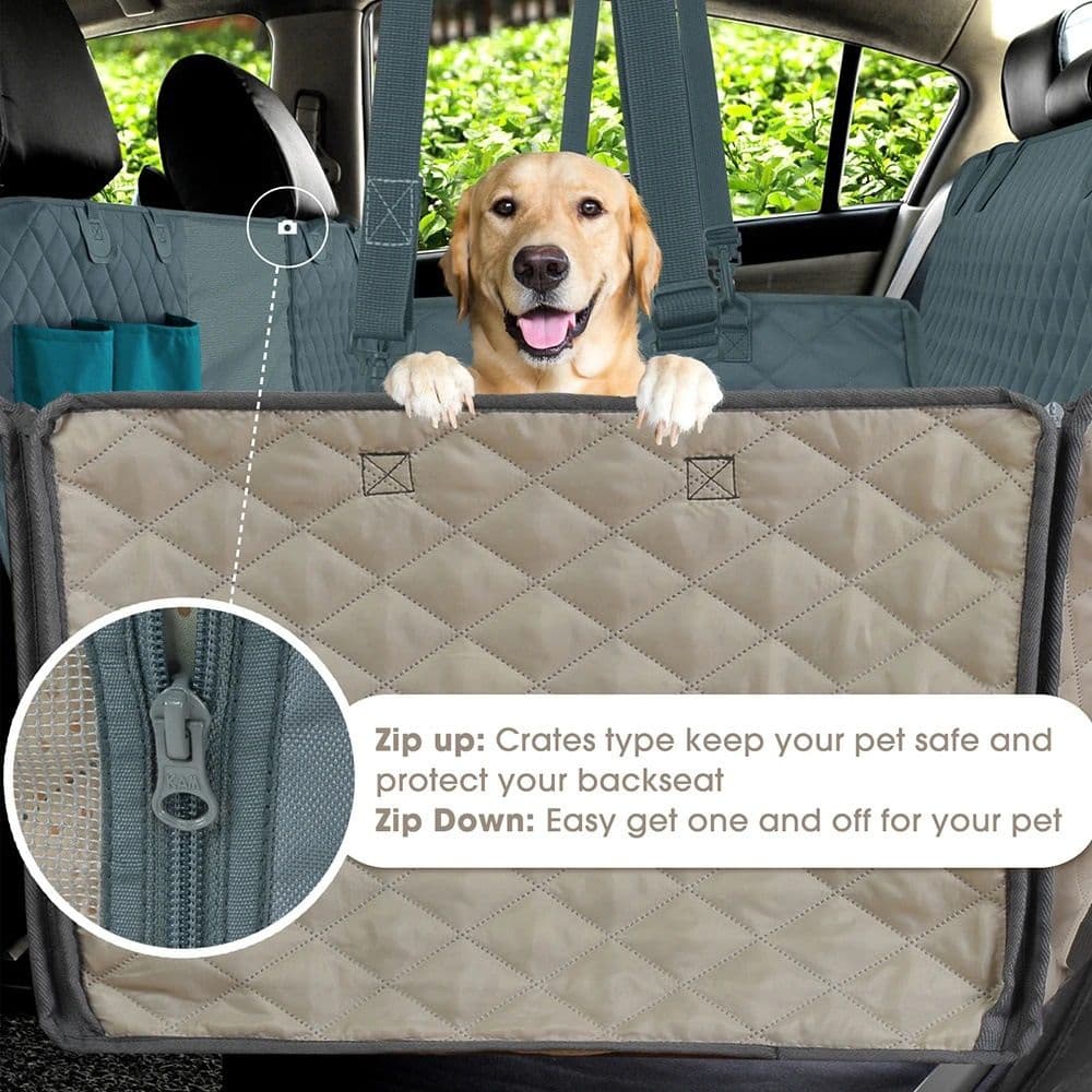 Heavy-Duty Back Seat Cover with Side Flaps view 2