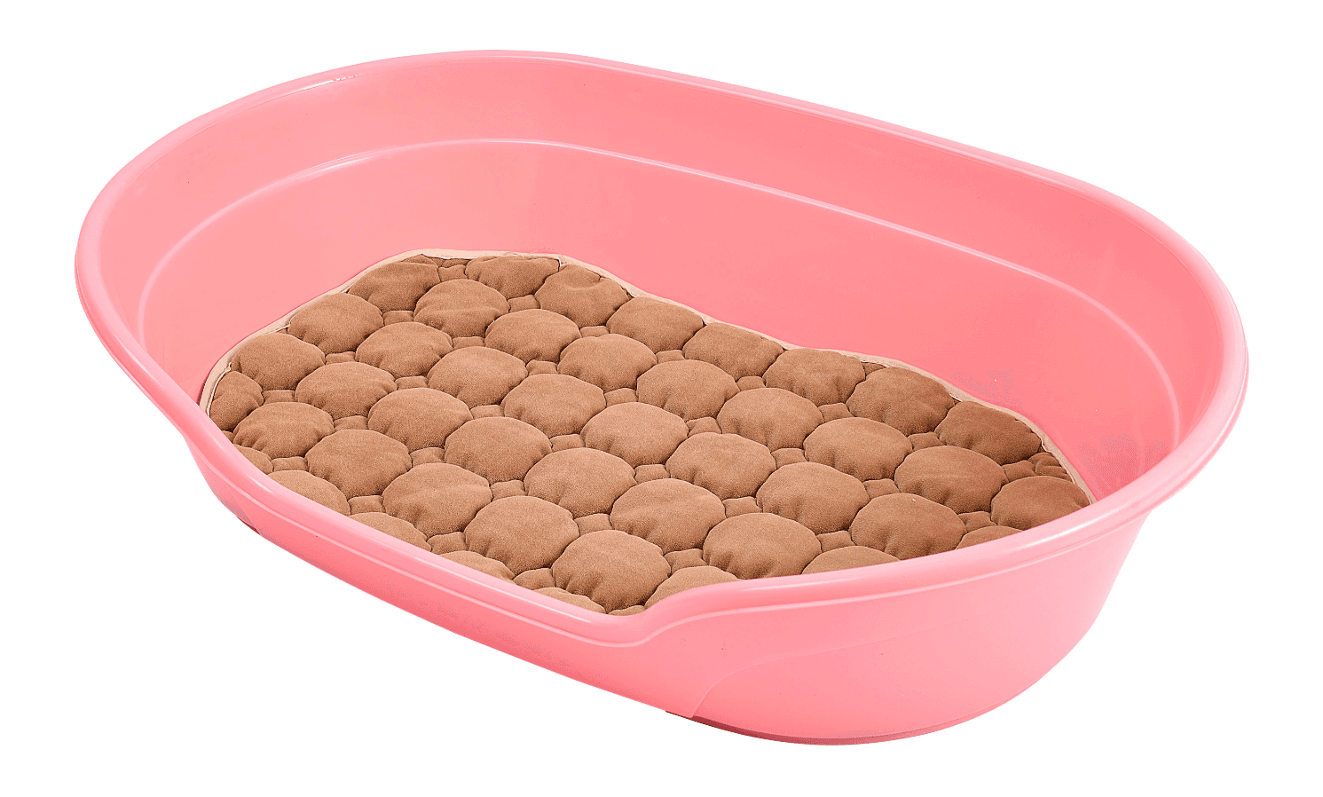 Plastic-Framed Pet Bed, Medium (YES4PETS), Pink